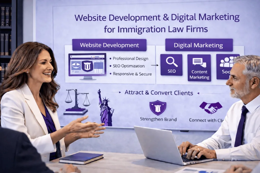 Website Development Digital Marketing for Immigration Law Firms 1